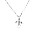Dainty Travel Airplane Necklace