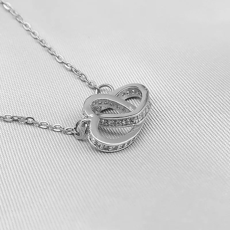 Double Heart Necklace