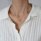 Sweet Heart Bow Necklace