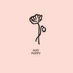 Custom Birth Flower & Name Ring