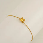 Dainty Bubble Initial Bracelets