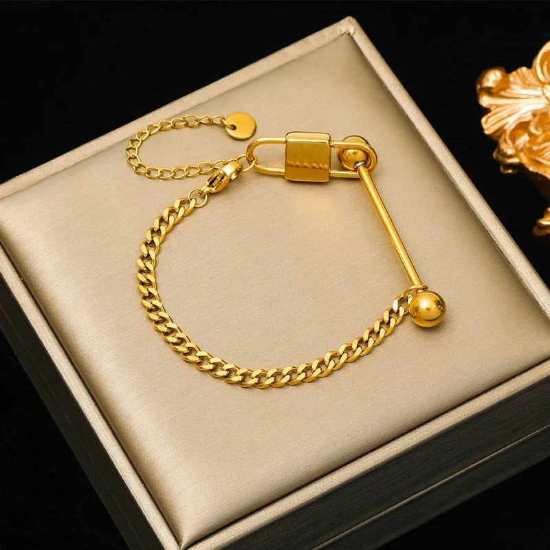Lock Bead Jewelry Set