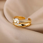 18k Golden Radiance Ring