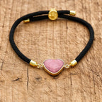 Simple Heart Stone Bracelet
