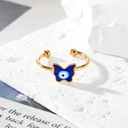 Open Evil Eye Shape Rings