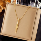 Feather Necklace & Earrings