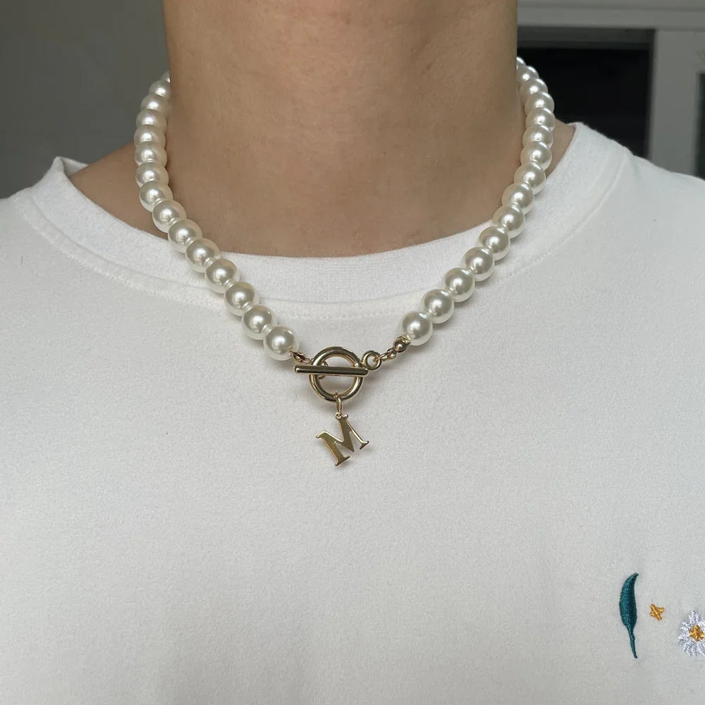 Pearl Initial Choker