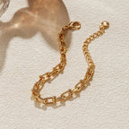 18k Chunky Horseshoe Bracelet