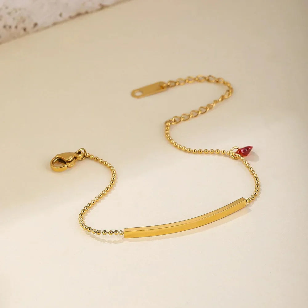Heart Bar Bracelet