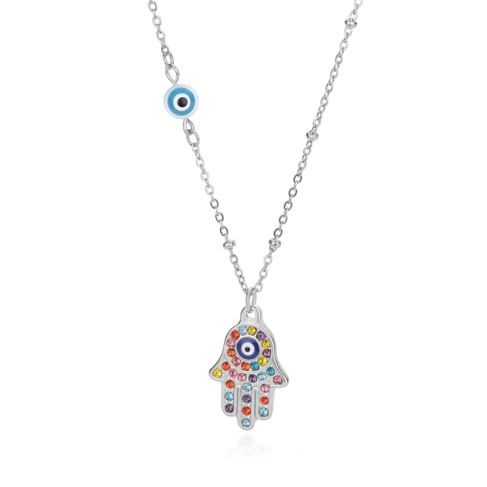 Colorful Evil Eye Necklace