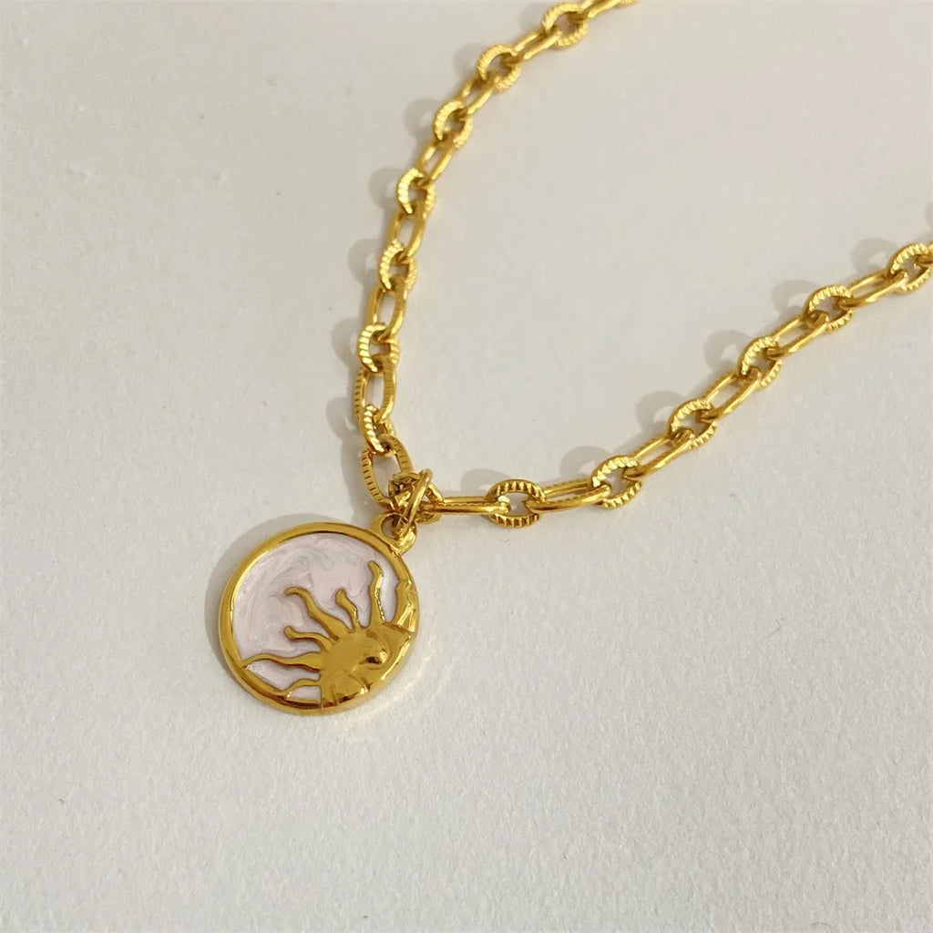 Vintage Sun & Moon Necklaces