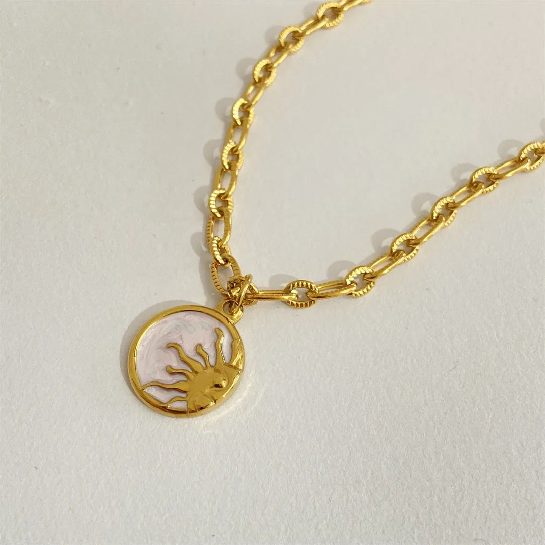 Vintage Sun & Moon Necklaces