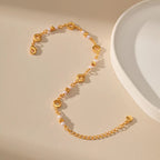 18k Pearl Hoop Bracelet