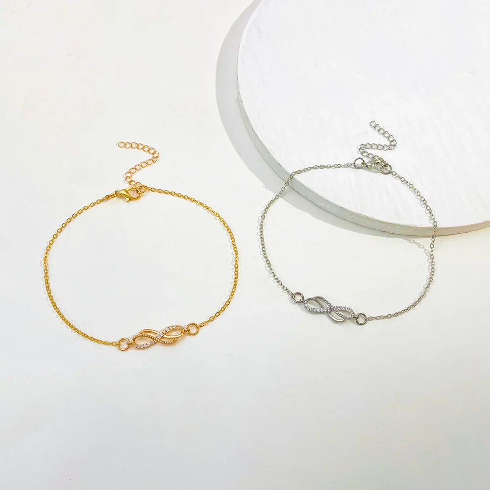 Dual Infinity Bracelet/Anklet