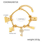 Lock Charm Bracelets