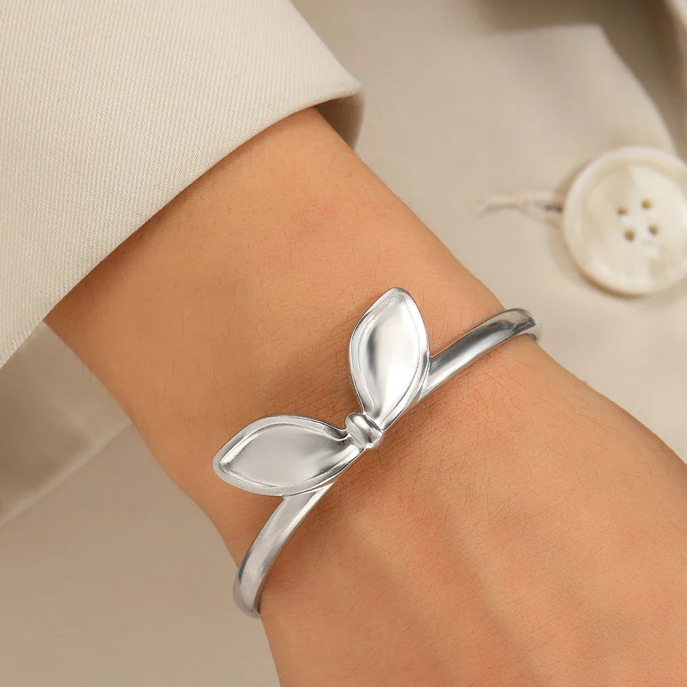 Bow Flower Cuff