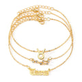 3PC Zodiac Anklets