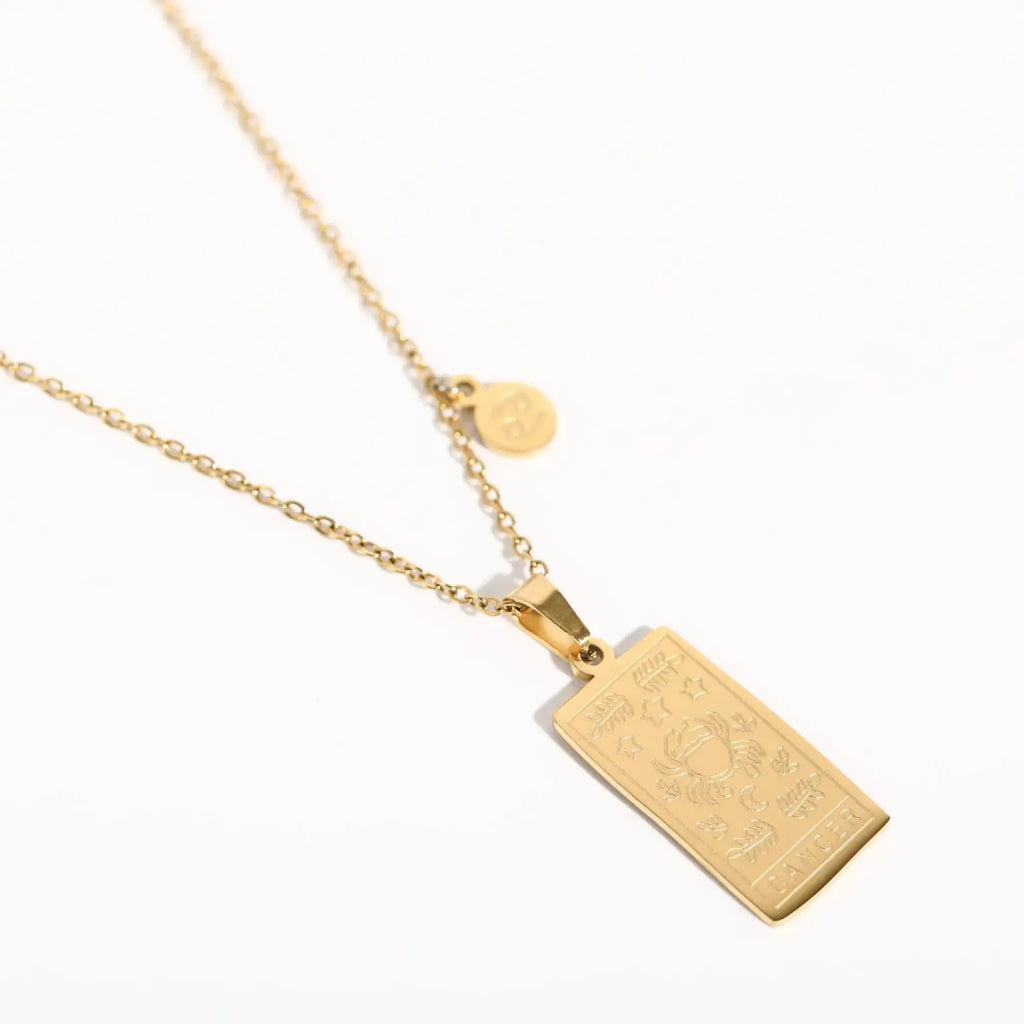 Vintage Zodiac Tarot Necklace