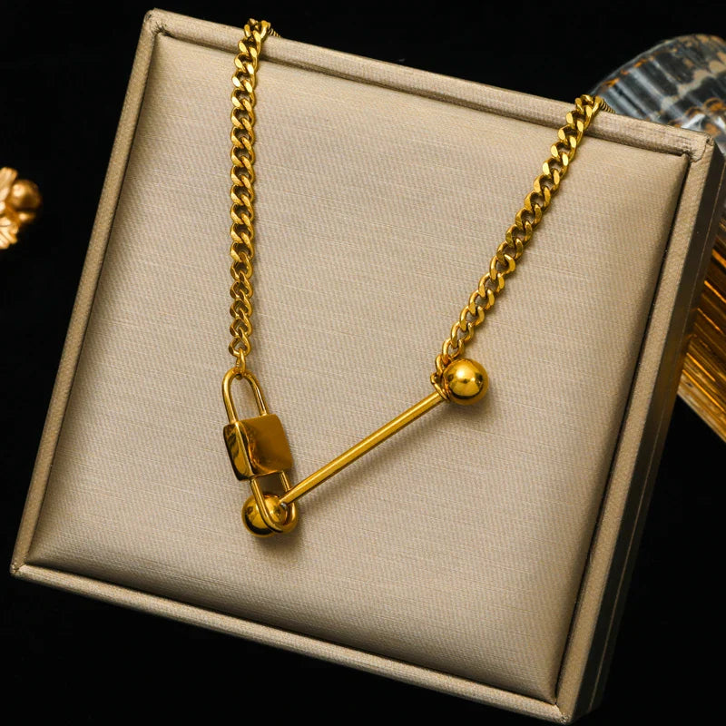 Lock Bead Jewelry Set