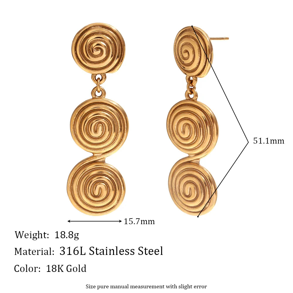 Swirly Vortex Earrings