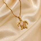 Summer Beach Turtle Necklace