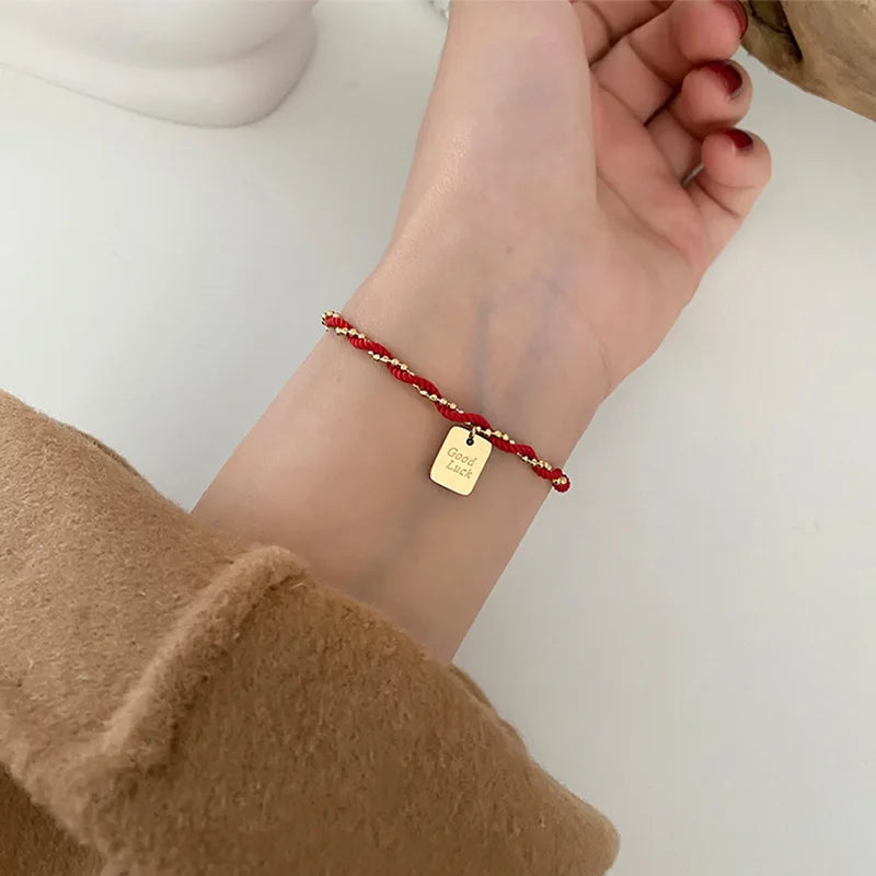 Ethnic Good Luck Rope Bracelet