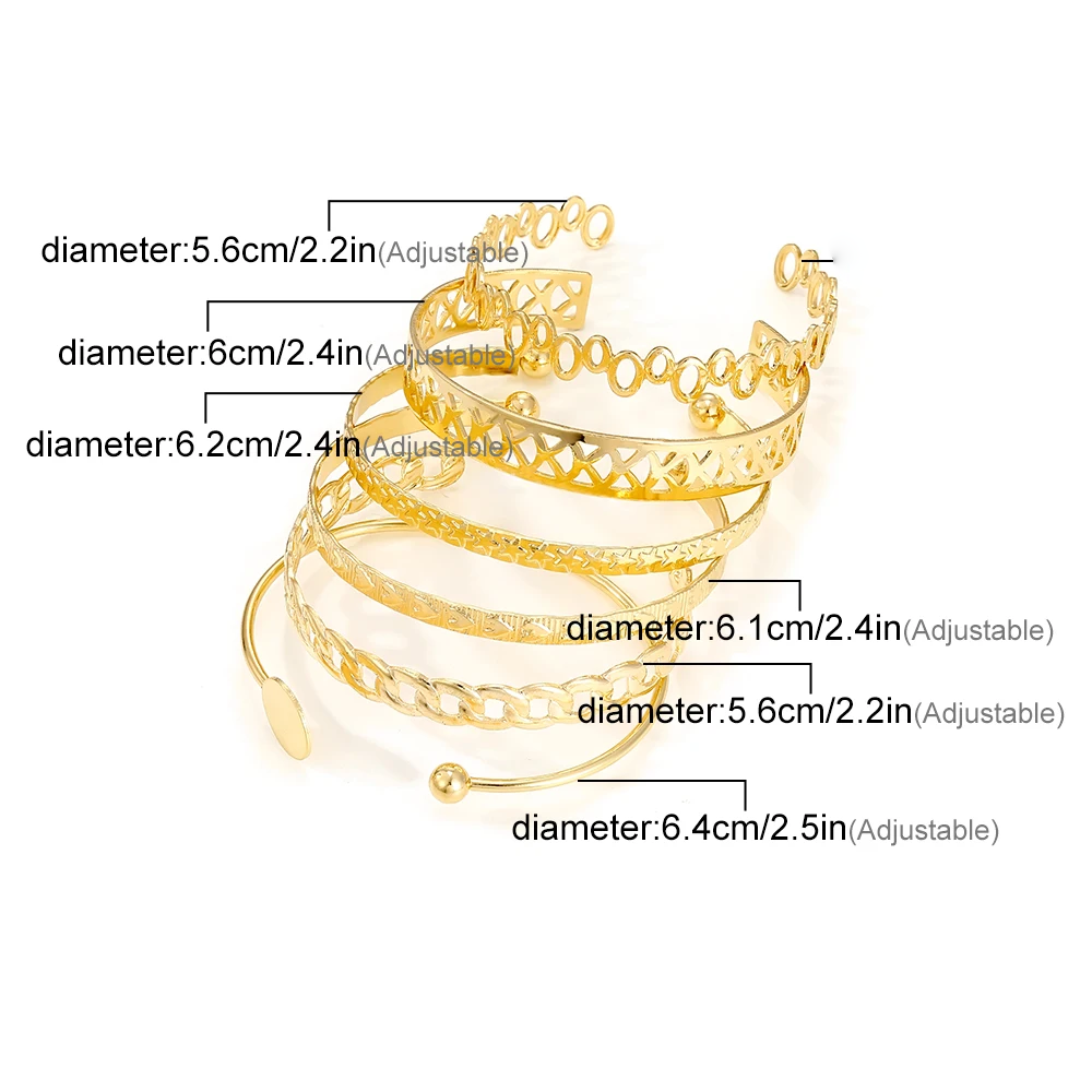Open Bangle Set