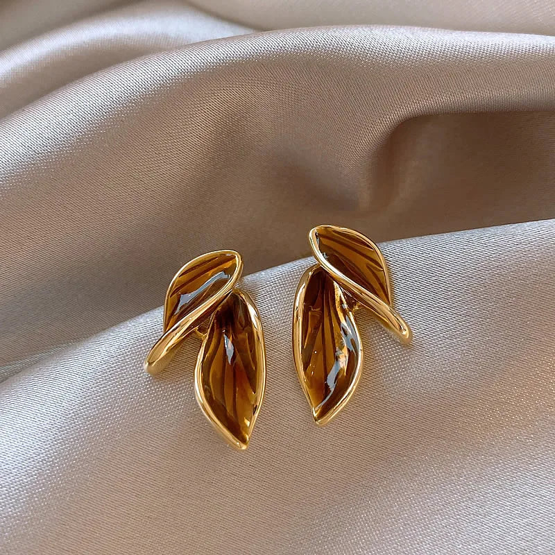 Vintage Leaf Earrings