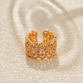 18k Inlaid Sparkle Ring