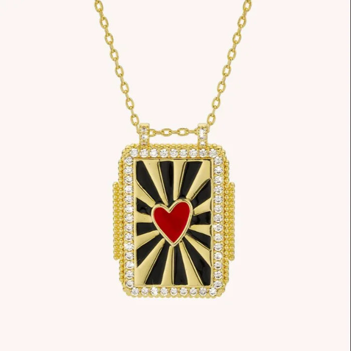 Bohemian Tarot Card Necklace