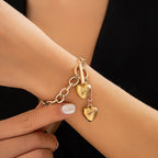 Double Heart Bracelets