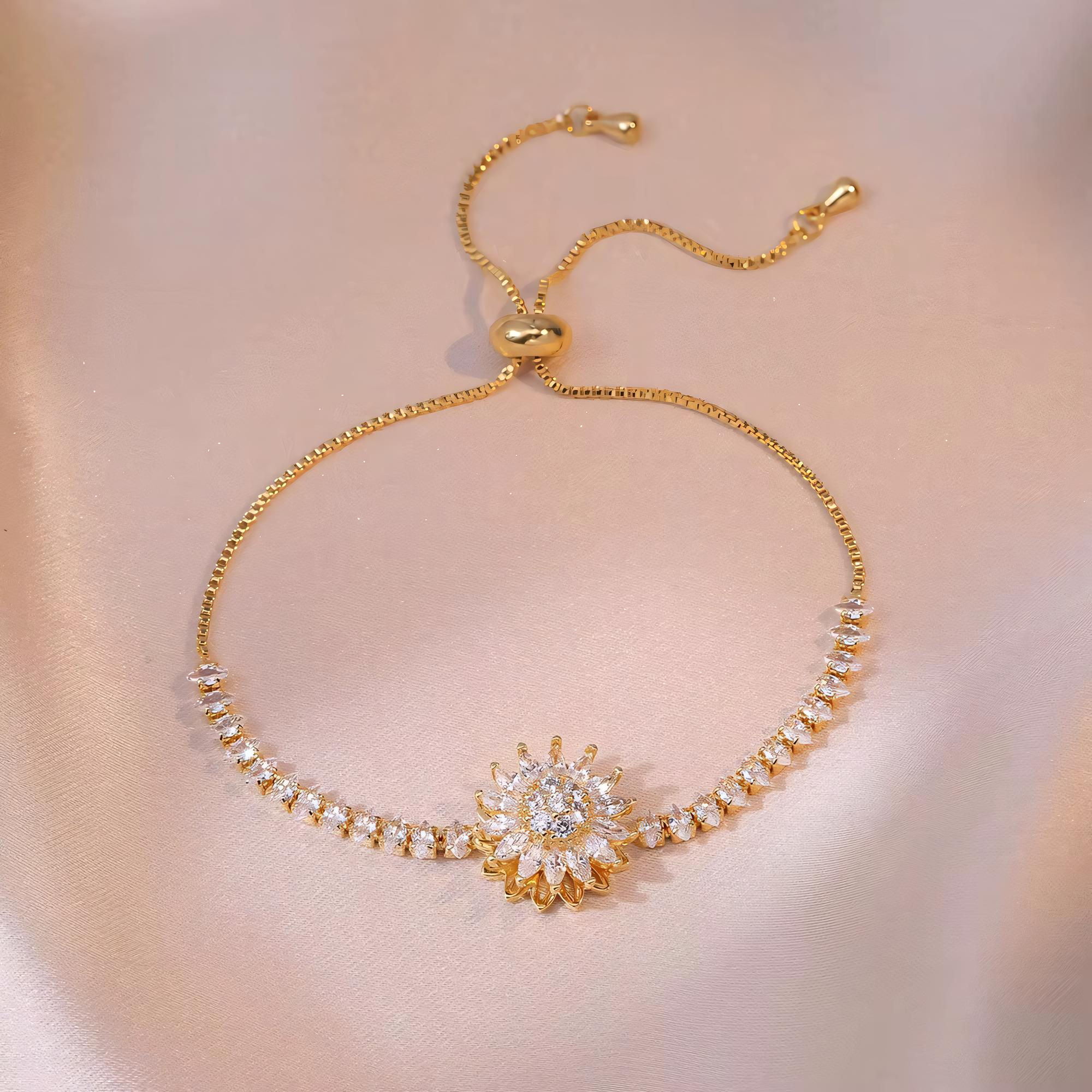 5PC Rotatable Diamond Sunflower Set