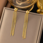 Tassel Ball Earrings