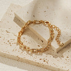 18k Chunky Horseshoe Bracelet