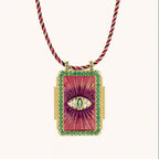 Bohemian Tarot Card Necklace