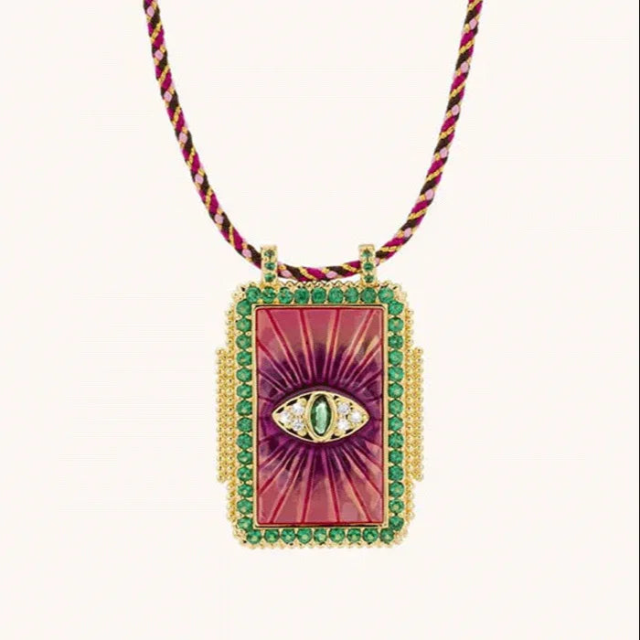 Bohemian Tarot Card Necklace