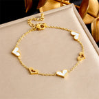 Shell Heart Jewelry Set