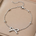 Cute Bow Chain Bracelet