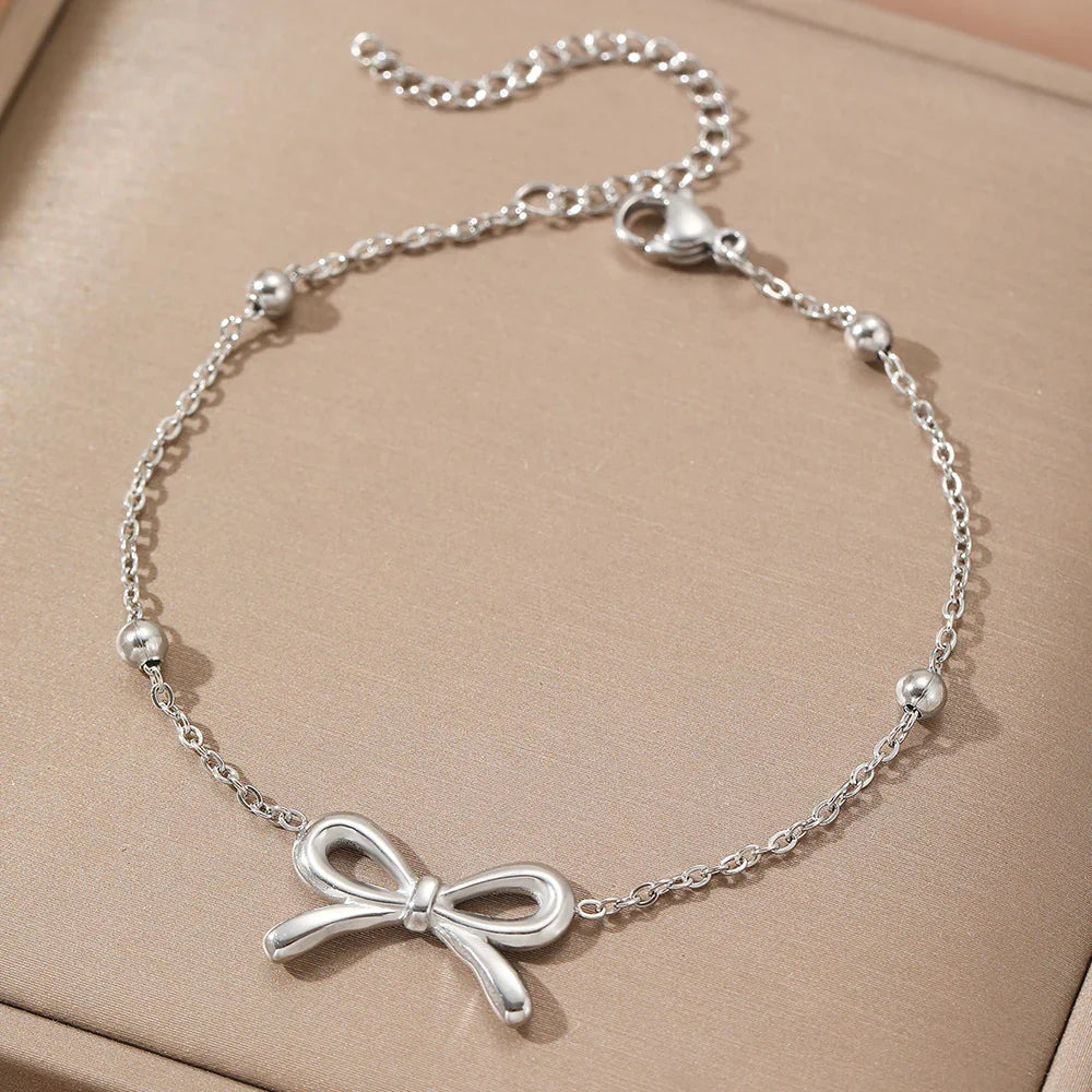 Cute Bow Chain Bracelet
