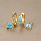 3PC Hoop Earring Set