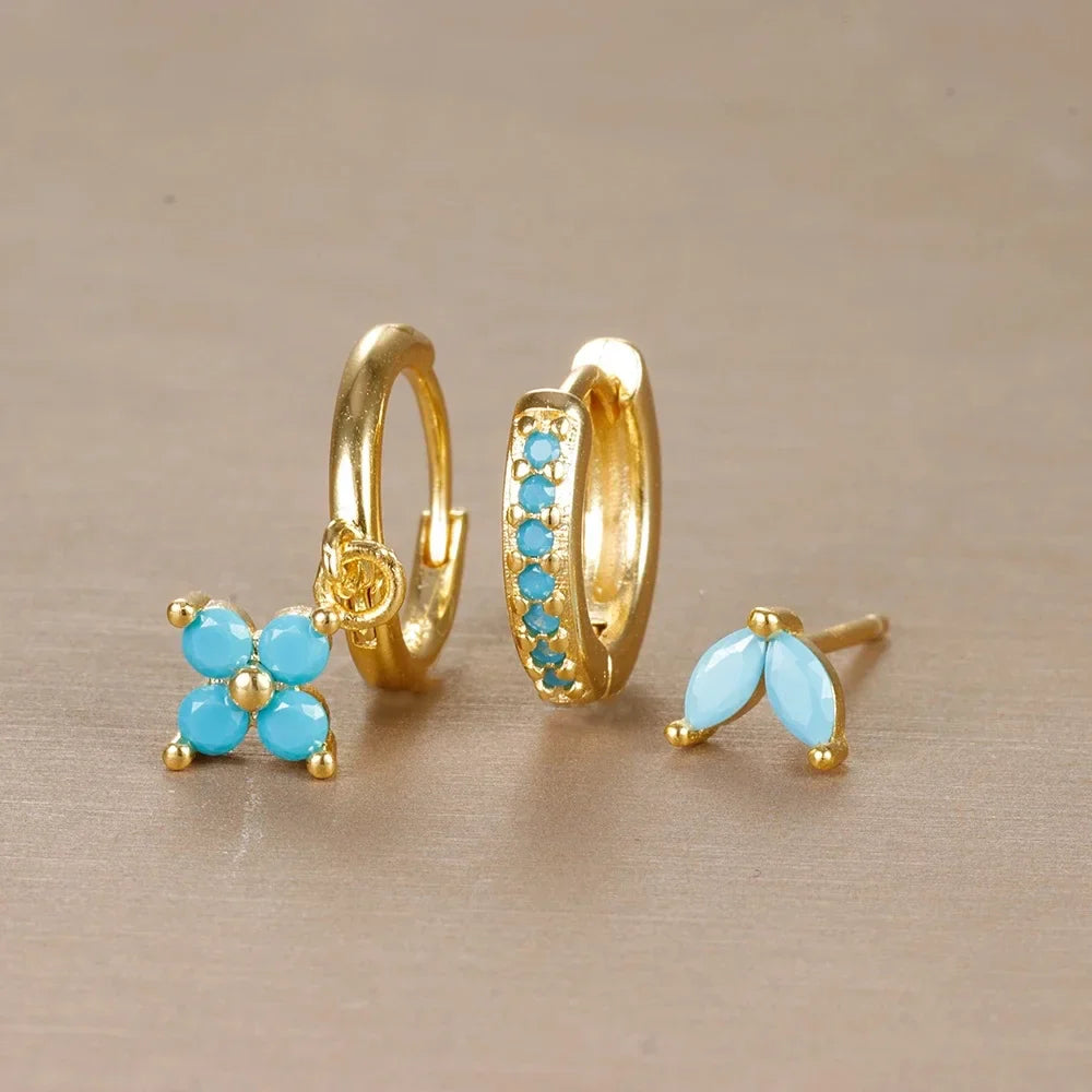 3PC Hoop Earring Set