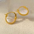 Retro Elegant Shell Earrings
