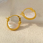 Retro Elegant Shell Earrings