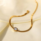 18k Heart Bracelet
