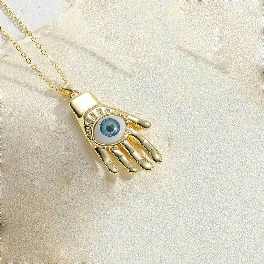 Exaggerated Evil Eye Necklaces