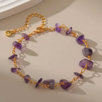 18k Purple Crystal Bracelet