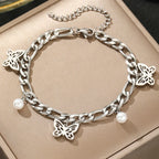 Butterfly Pearl Bracelet