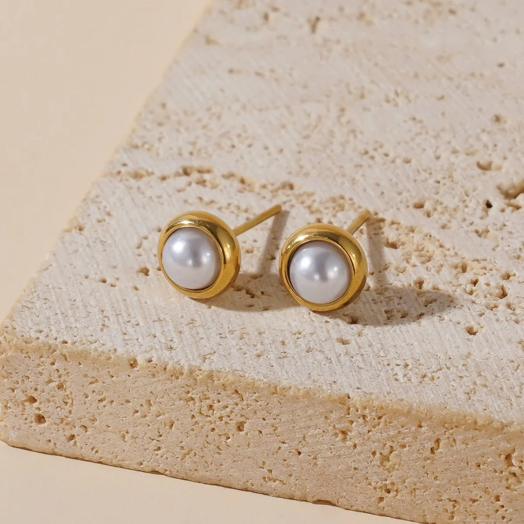 Pearl Button Jewelry Set