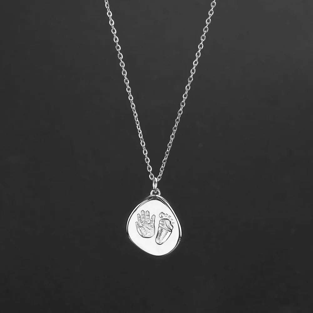 Foot & Hand Print Necklace