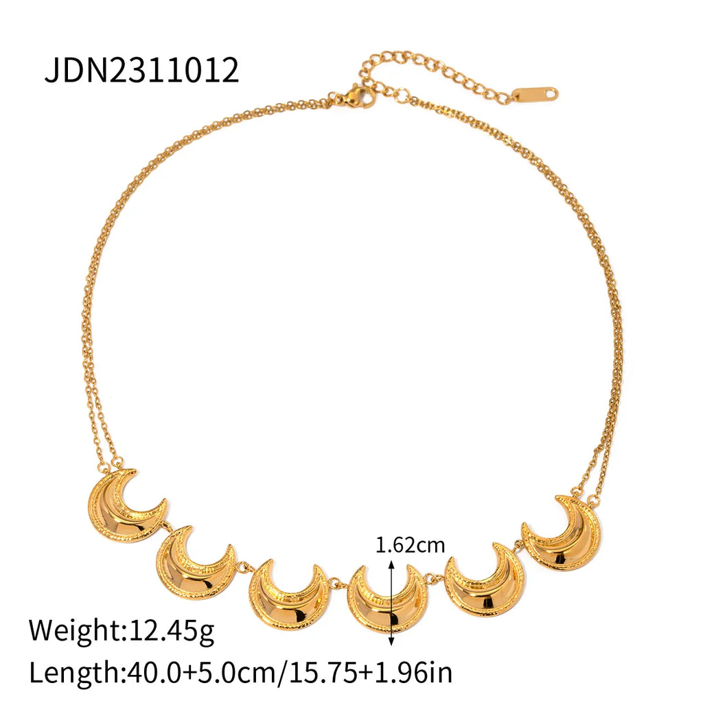 Crescent Moon Jewelry Set